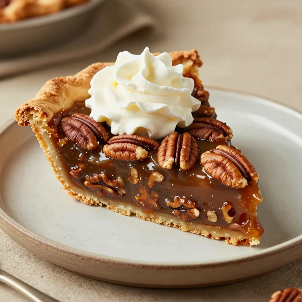 MLK Day Pecan Pie with a Flaky Crust and Karo Syrup