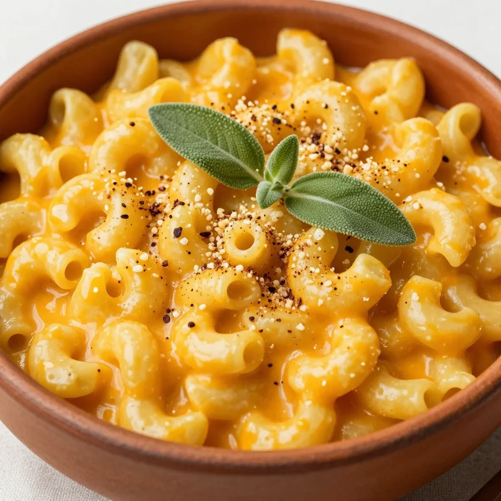 Healthy Mac and Cheese With Butternut Squash Sauce