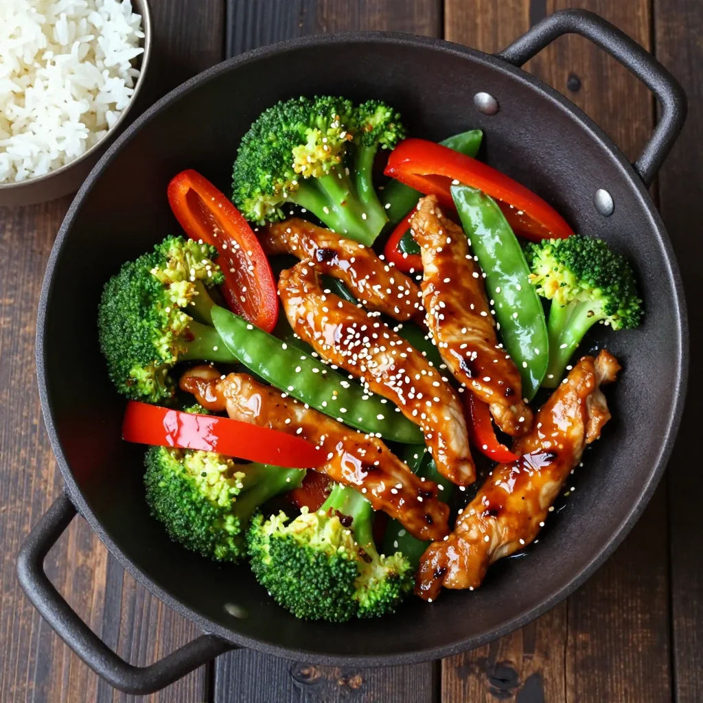 Quick Weeknight Freezer Chicken Teriyaki Stir-Fry