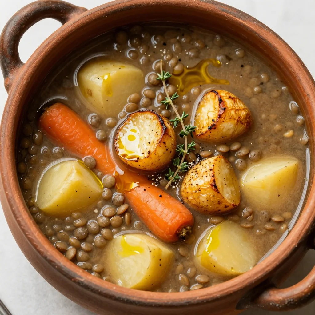 budgetfriendly one pot lentil and root vegetable soup for family dinners