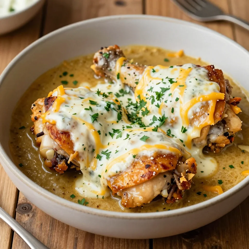 Keto Creamy Chicken Freezer Meal for Snow Days