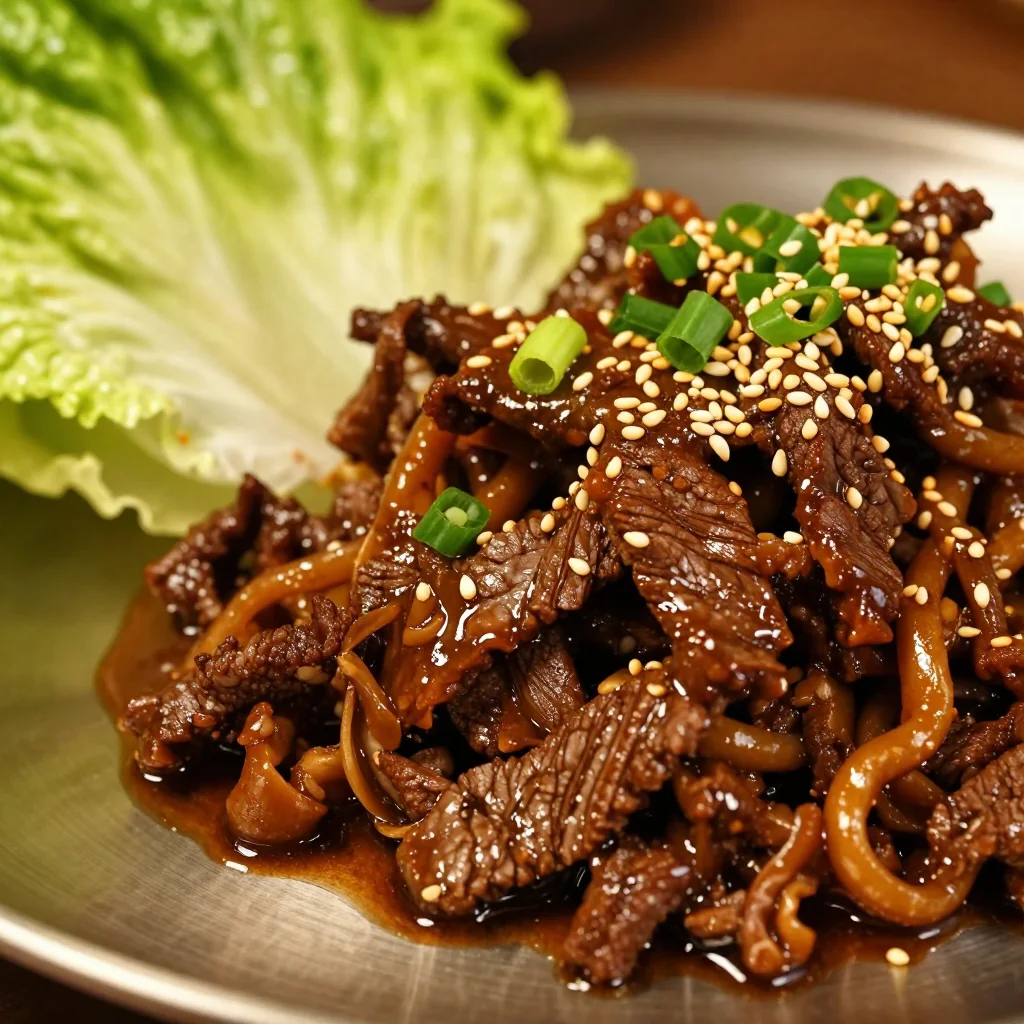 Slow Cooker Korean Beef for NFL Playoff Party Food