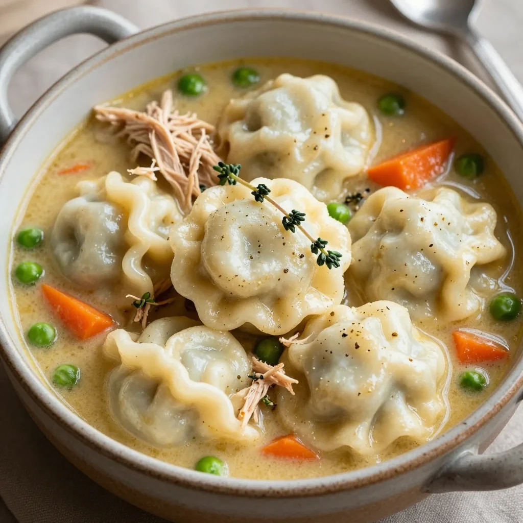 Budget Chicken and Dumplings for Winter Snow