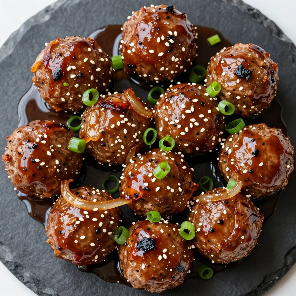 NFL Playoff Sweet and Spicy BBQ Meatballs