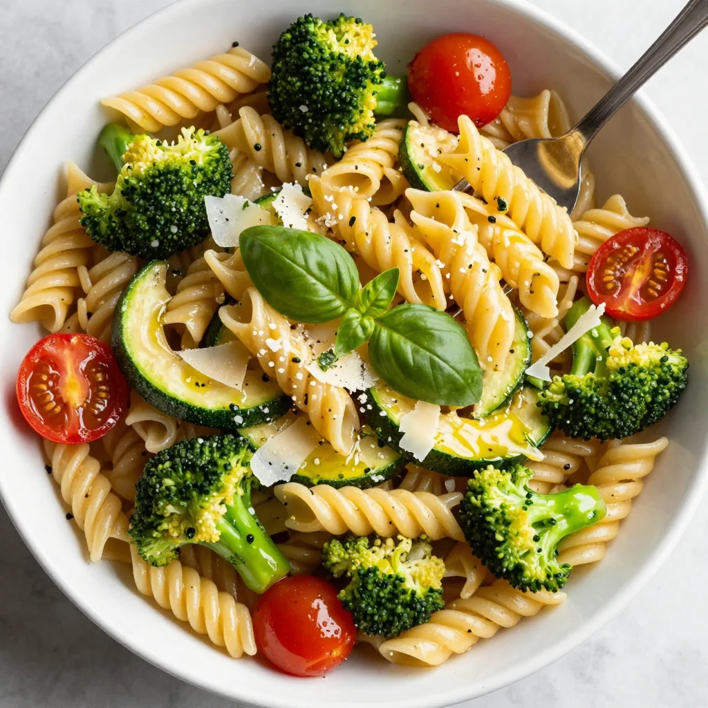 Easy Weeknight Pasta Primavera with Fresh Veggies