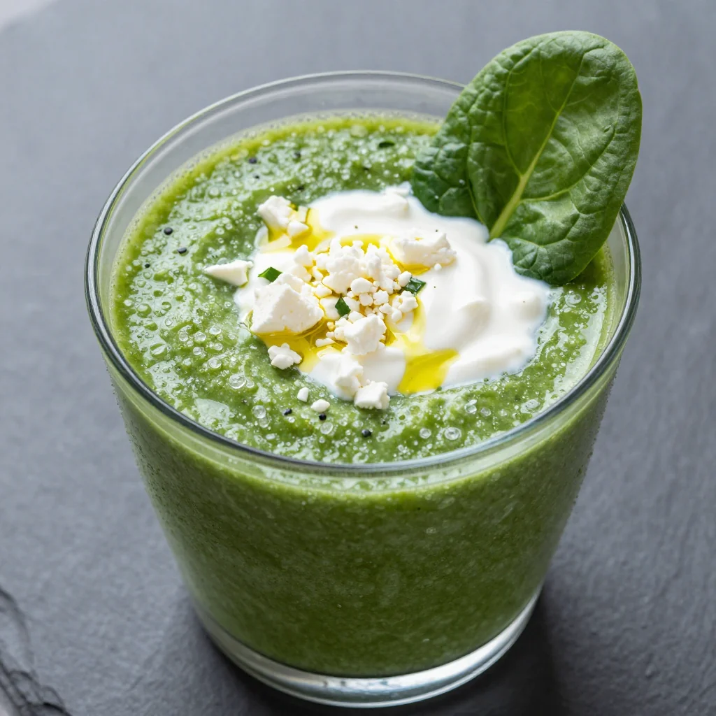 Freezer-Friendly Spinach And Feta Smoothie