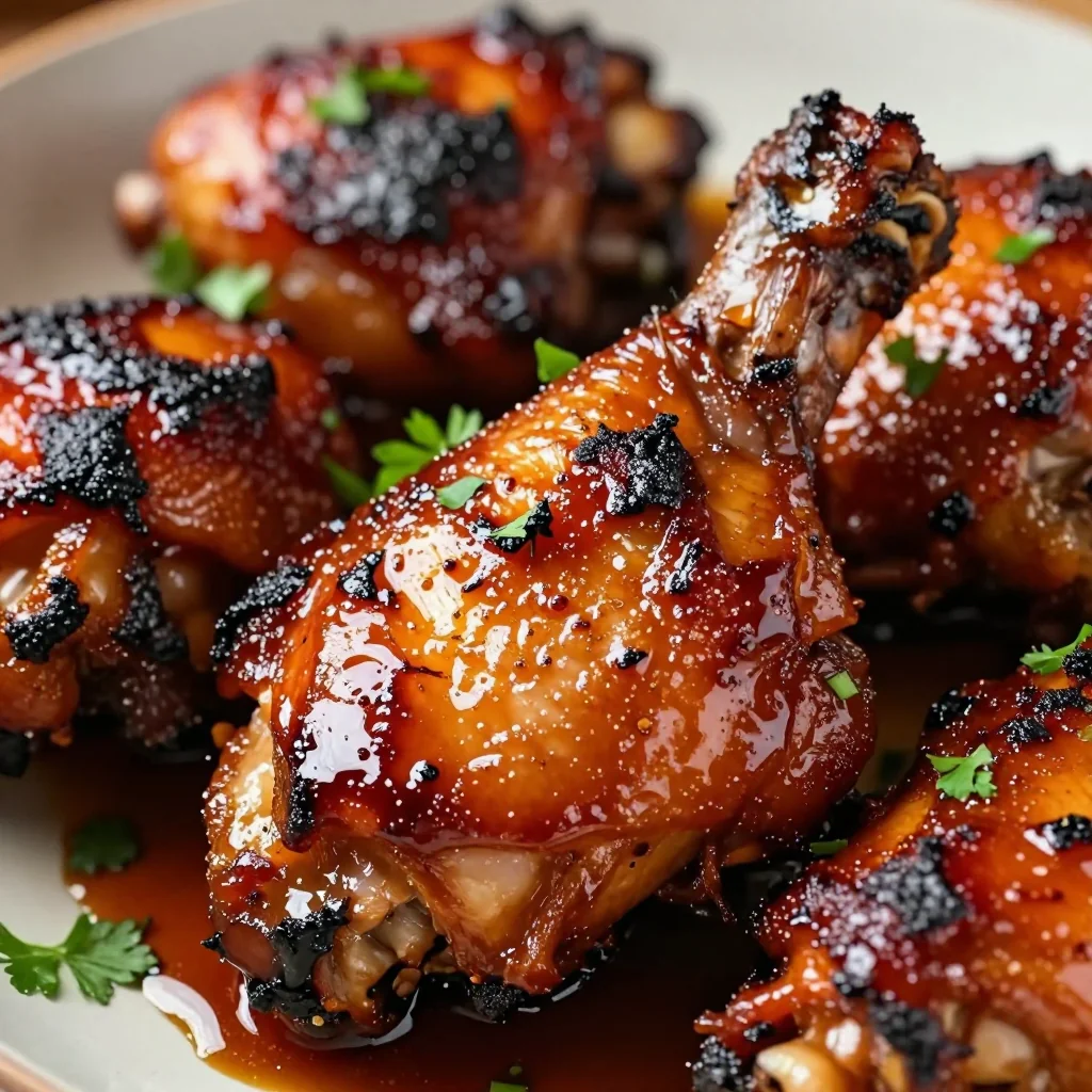 Oven Baked BBQ Chicken Thighs For Dinner