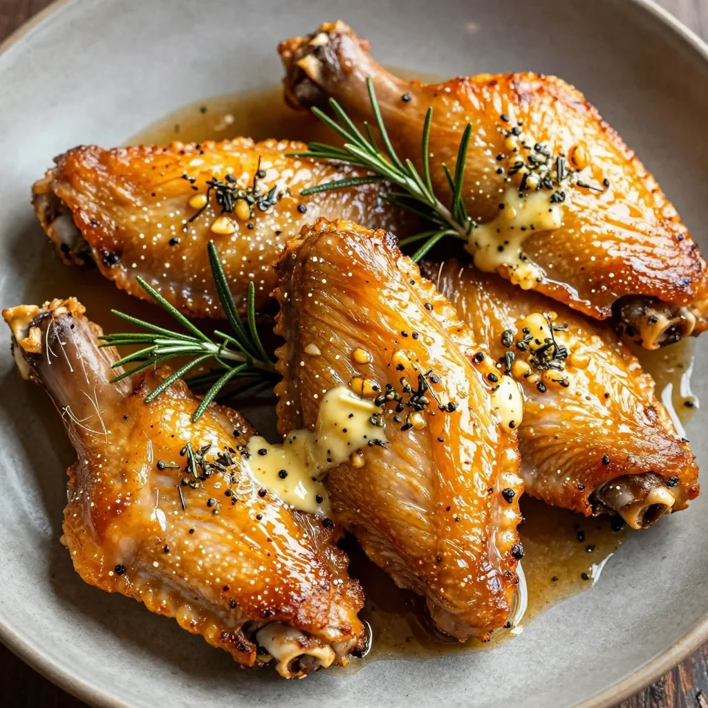Garlic Herb Roasted Turkey Wings For A Hearty Meal