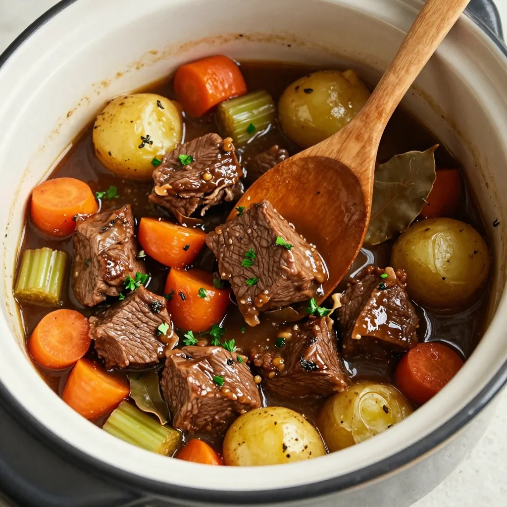 Cozy Slow Cooker Beef Stew For MLK Day Family Gatherings