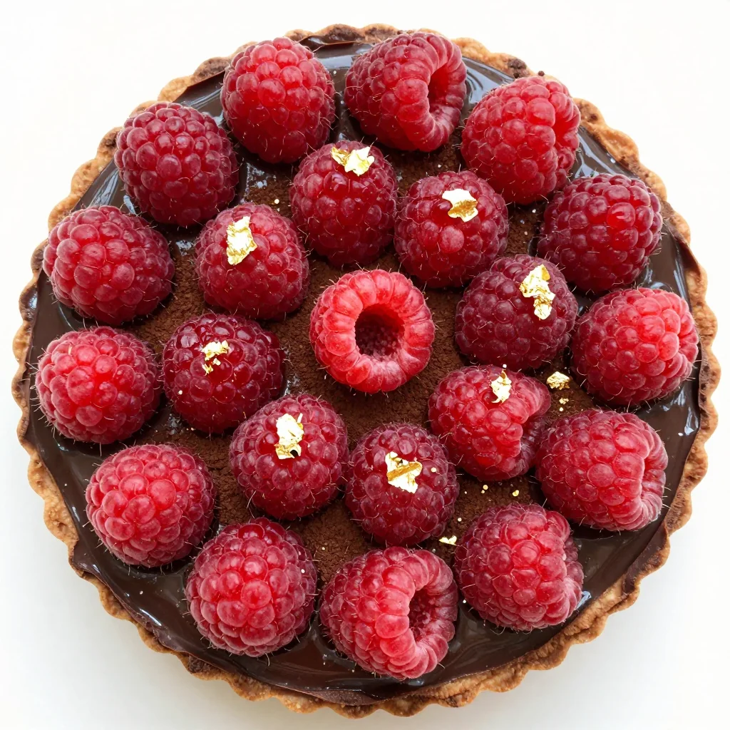 Showstopper Chocolate and Raspberry Tart