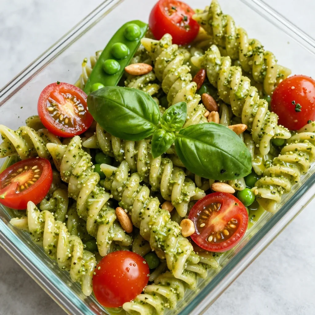 Creamy Avocado Pasta Salad for Winter Meal Prep
