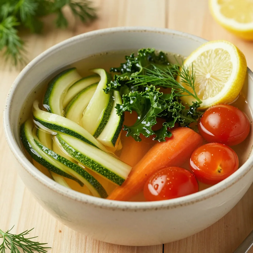 New Year Detox Cleansing Vegetable Broth