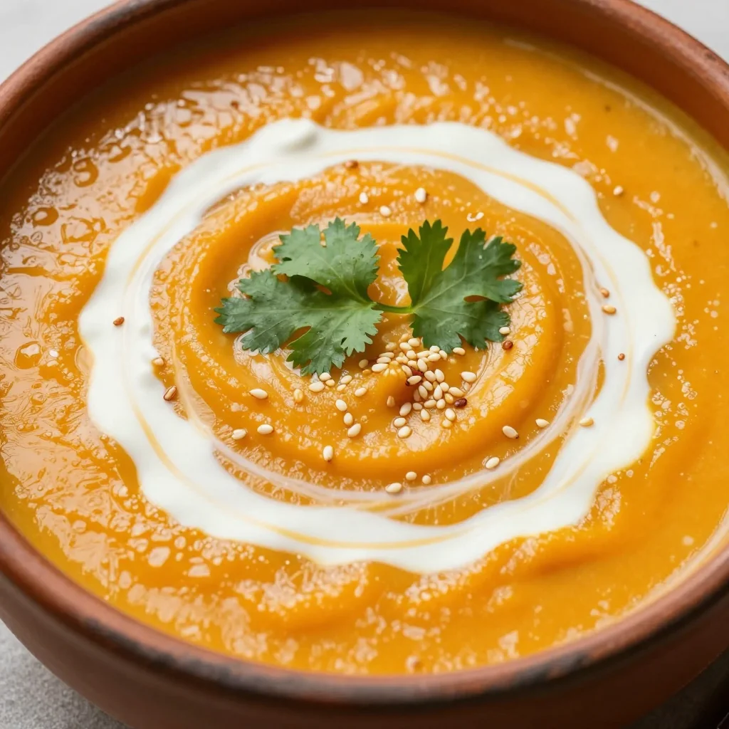 Creamy Carrot Ginger Soup for a Cozy Lunch
