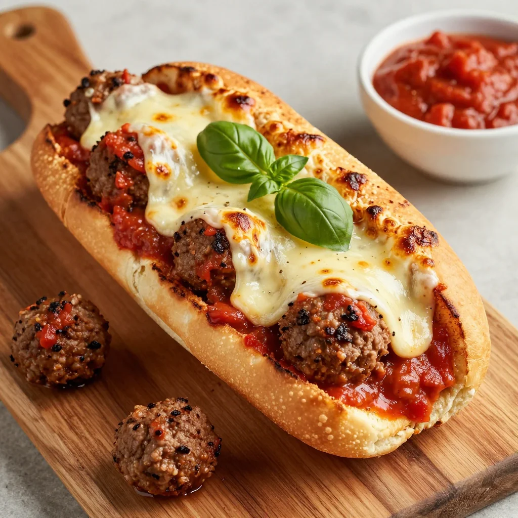Crockpot Meatball Subs for NFL Playoff Snacking