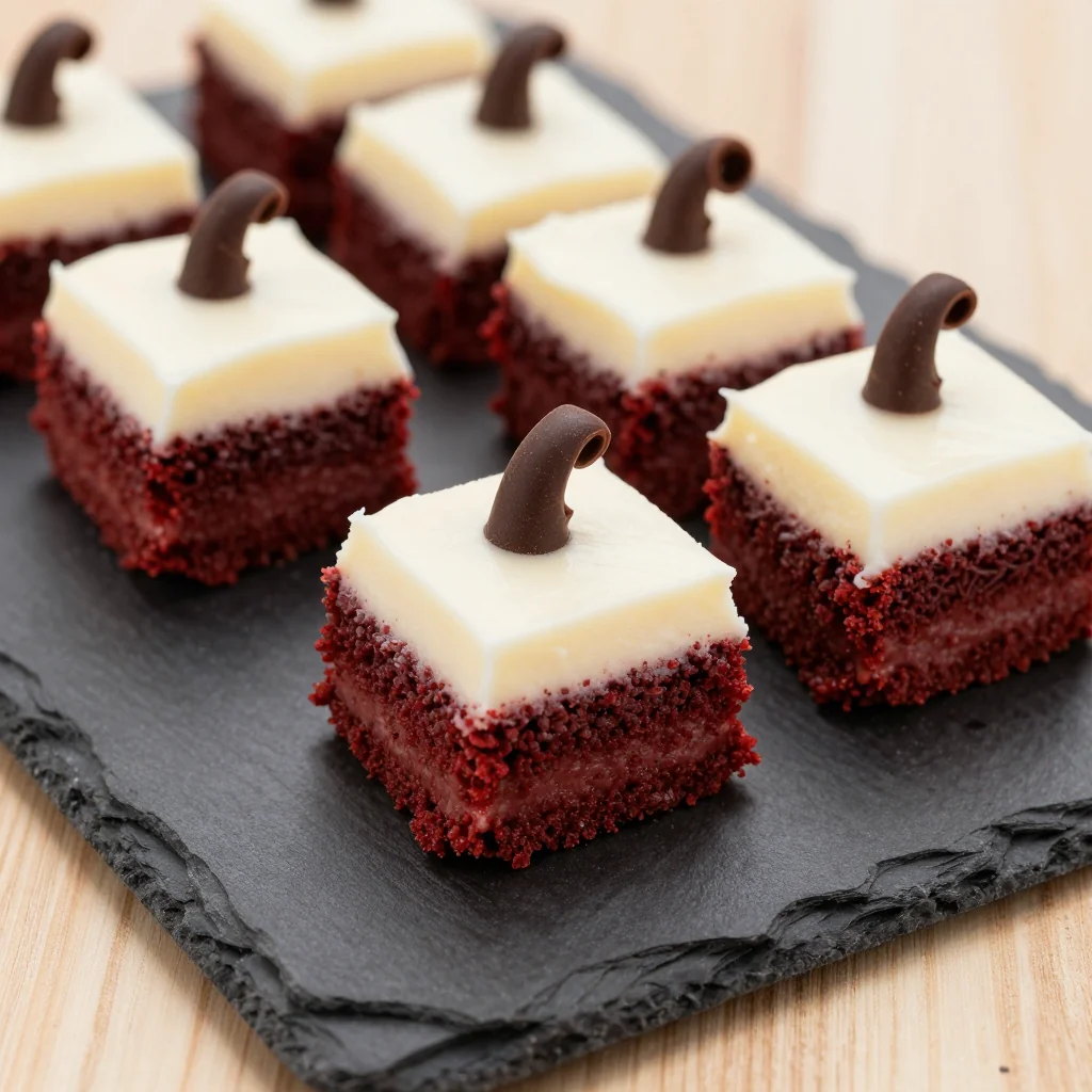 Indulgent Red Velvet Cake Bites for a Small Treat