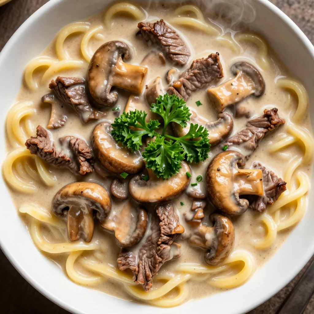 Beef and Mushroom Stroganoff Rich and Comforting