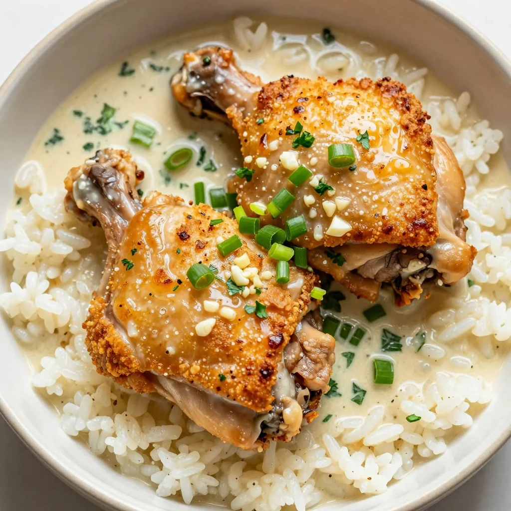Creamy Garlic Chicken Thighs for a Quick Budget Meal