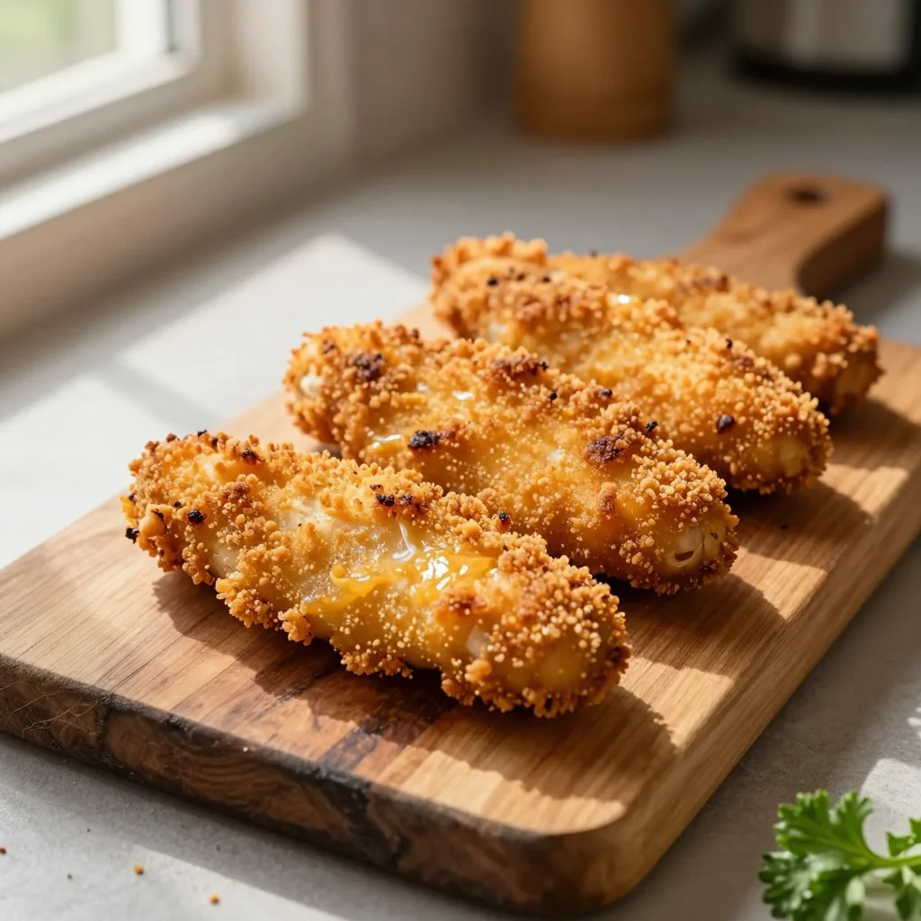 Chicken Tenders Oven Baked with Panko Crust