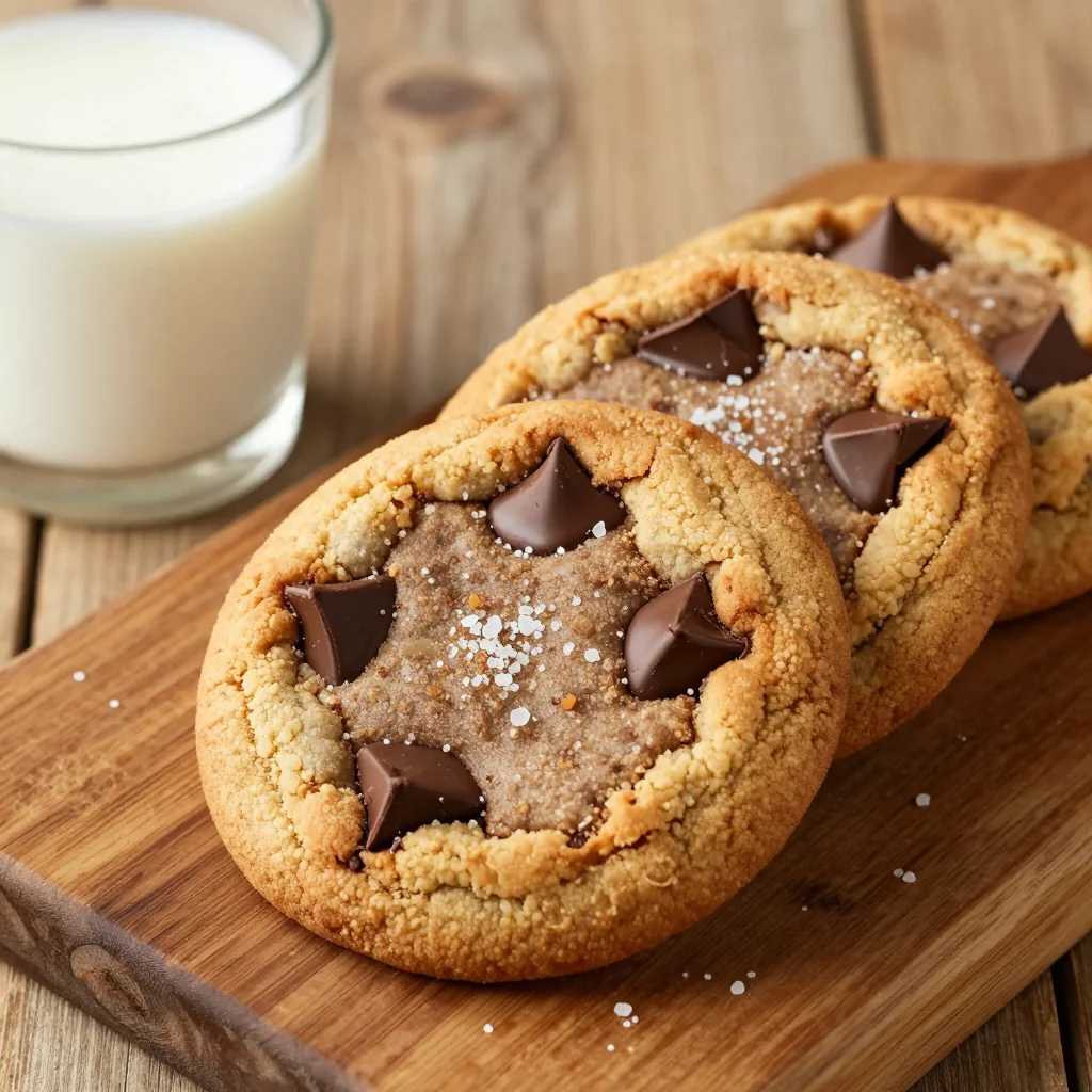Warm Gooey Chocolate Chip Cookies with a Crispy Edge and Chewy Center Recipe