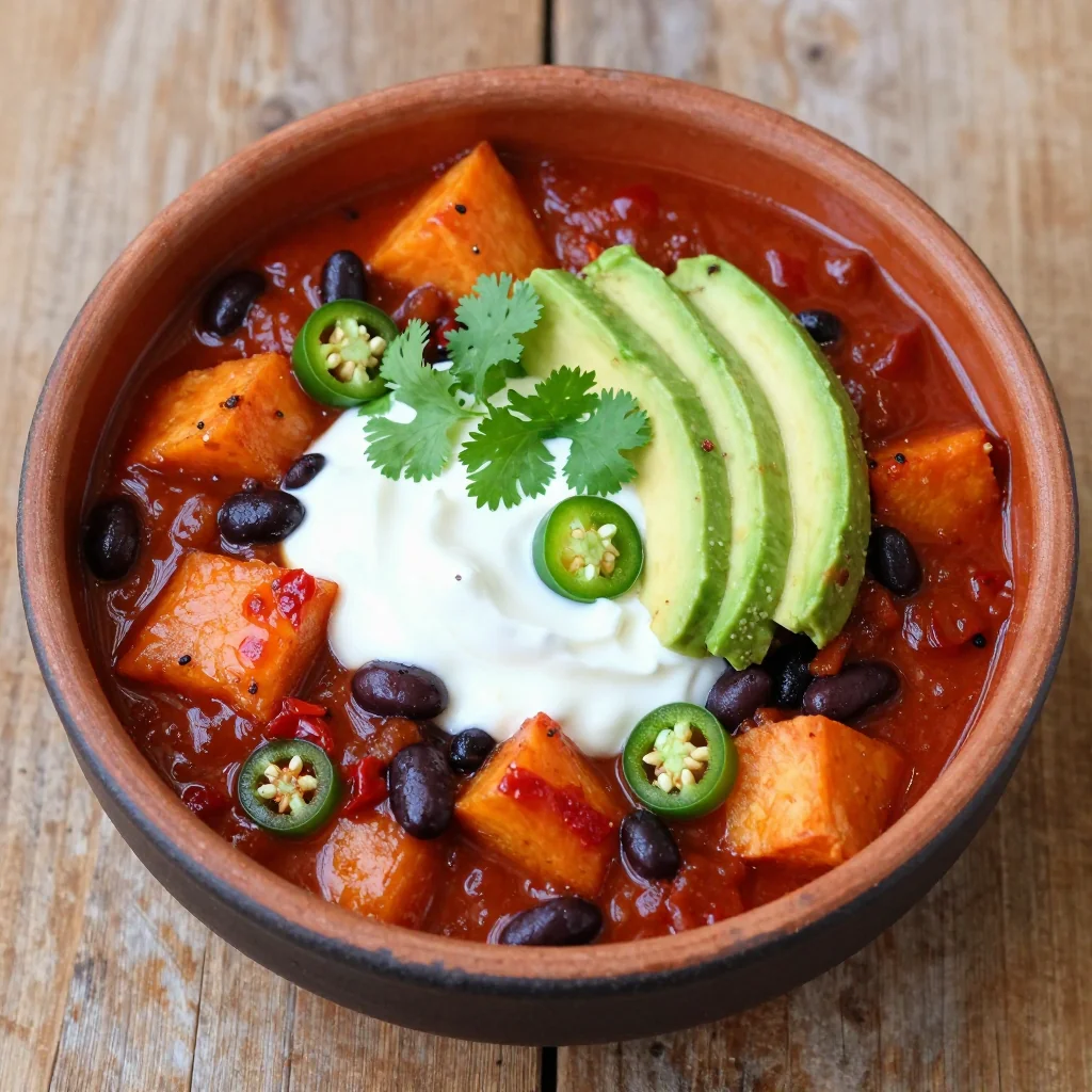 Spicy Vegan Chili with a Clean Eating Twist