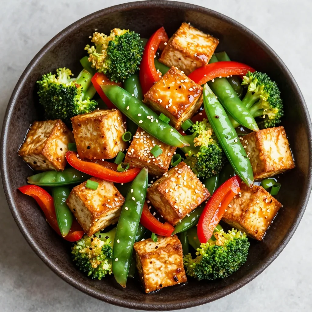 Crispy Baked Tofu Stir Fry for Quick Dinners