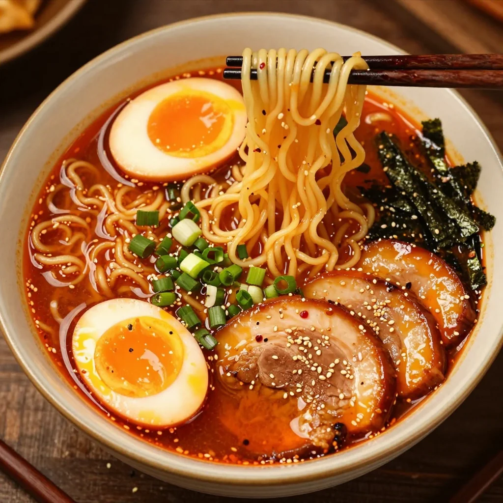Spicy Ramen Noodle Upgrade for Cozy Nights In