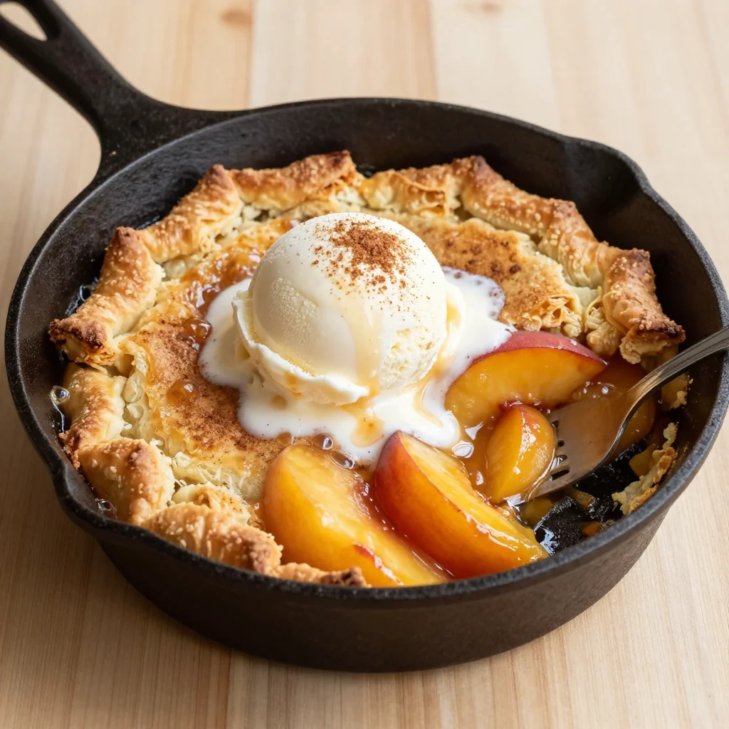 Martin Luther King Day Peach Cobbler With A Butter Crust