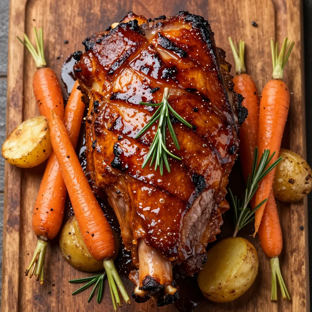 Honey Glazed Pork Roast for a Special New Year's Celebration
