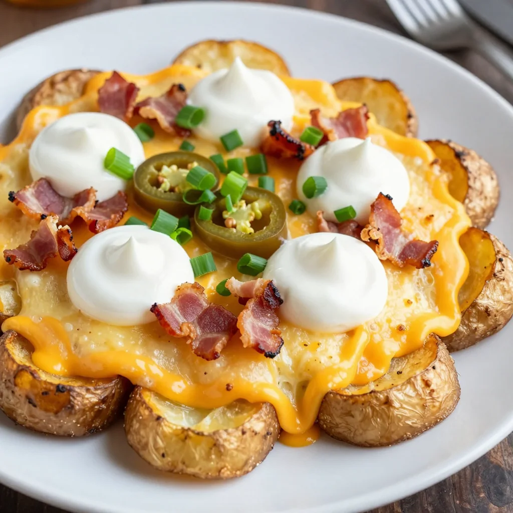 NFL Playoff Loaded Potato Skins for Game Night