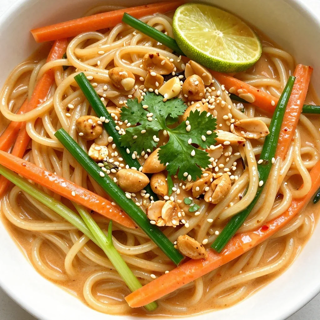 Spicy Peanut Noodles for a Quick Lunch Break