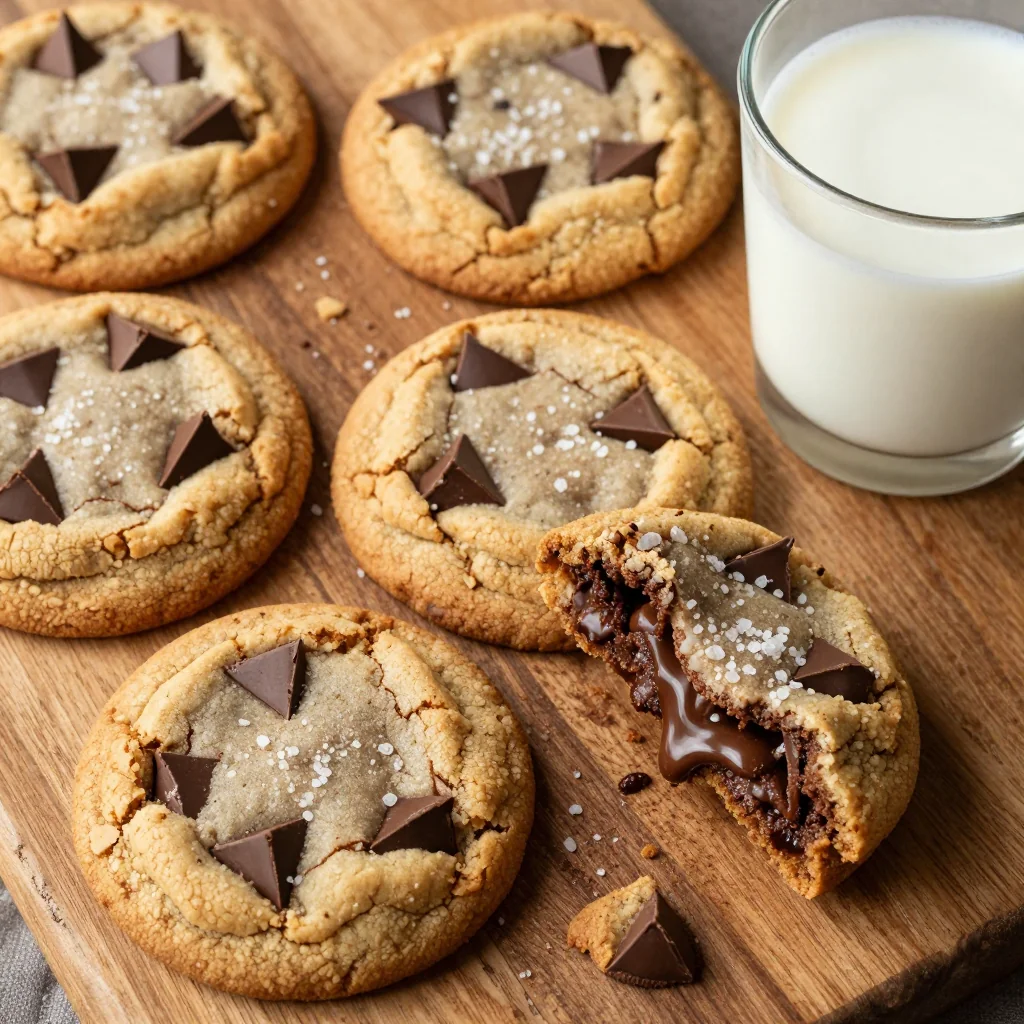 Warm Fudgy Chocolate Chunk Cookies for January Treats