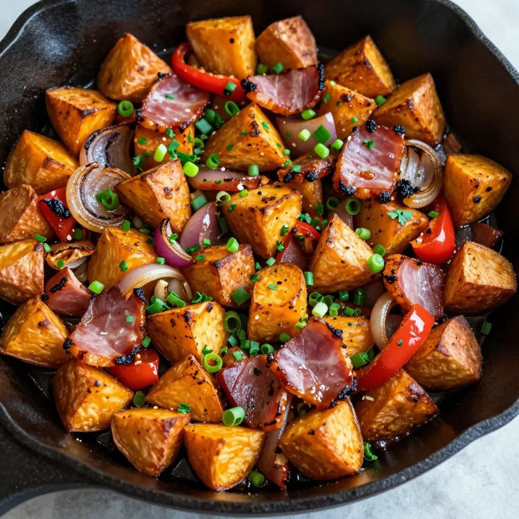 Freezer Ready Breakfast Hash With Sweet Potatoes