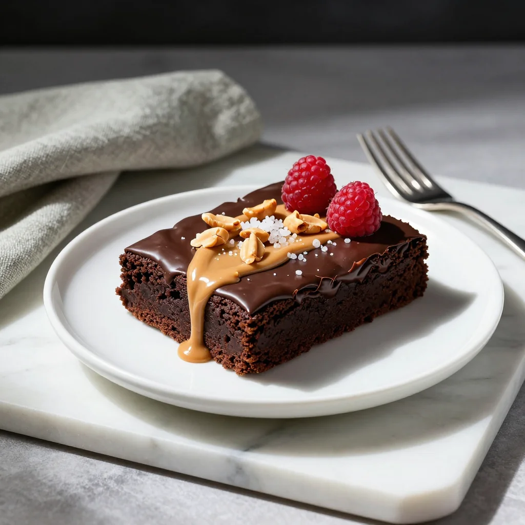 Peanut Butter Egg Brownies with Chocolate Ganache