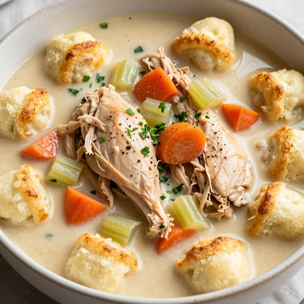 Slow Cooker Chicken and Dumplings for a Warm January Dinner