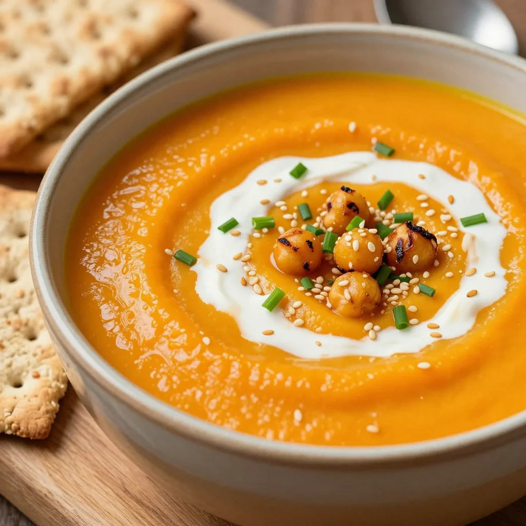 New Year Reset Freezer Prep Ginger Carrot Soup for Immune Boost