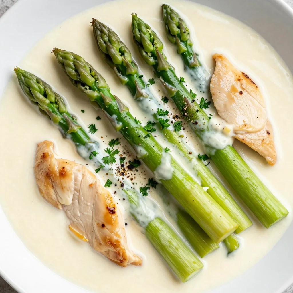 Creamy Chicken and Asparagus for Spring Dinner
