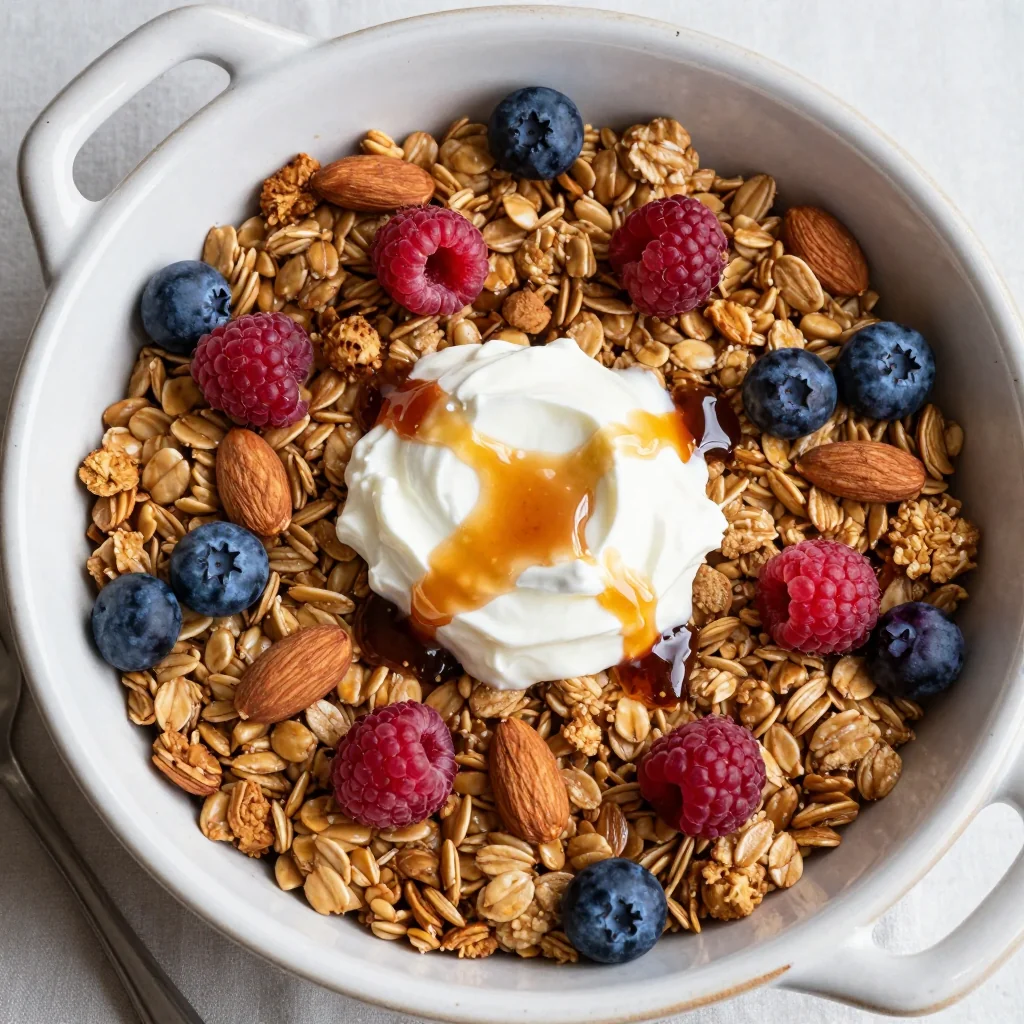 Warm Berry Oatmeal Bake for Cozy January Mornings