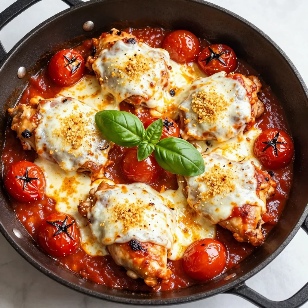 One-Pan Cheesy Chicken and Tomato for Busy Families