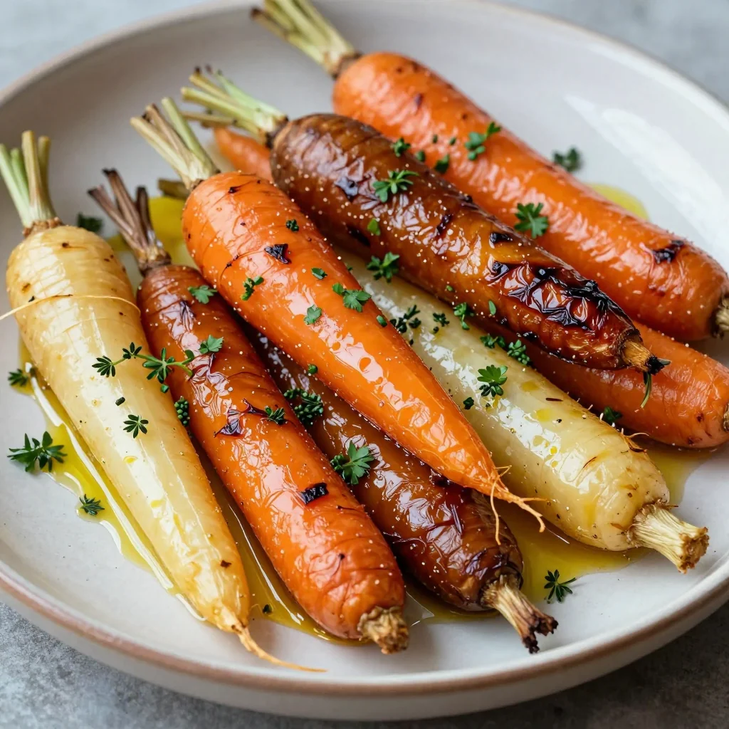 batch cook garlic roasted carrots and parsnips for cold winter nights
