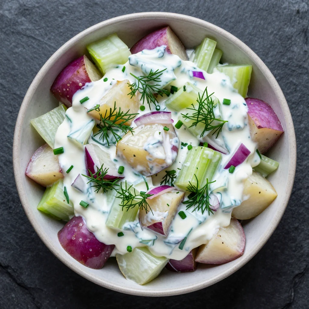 Creamy Potato Salad With Greek Yogurt Dressing