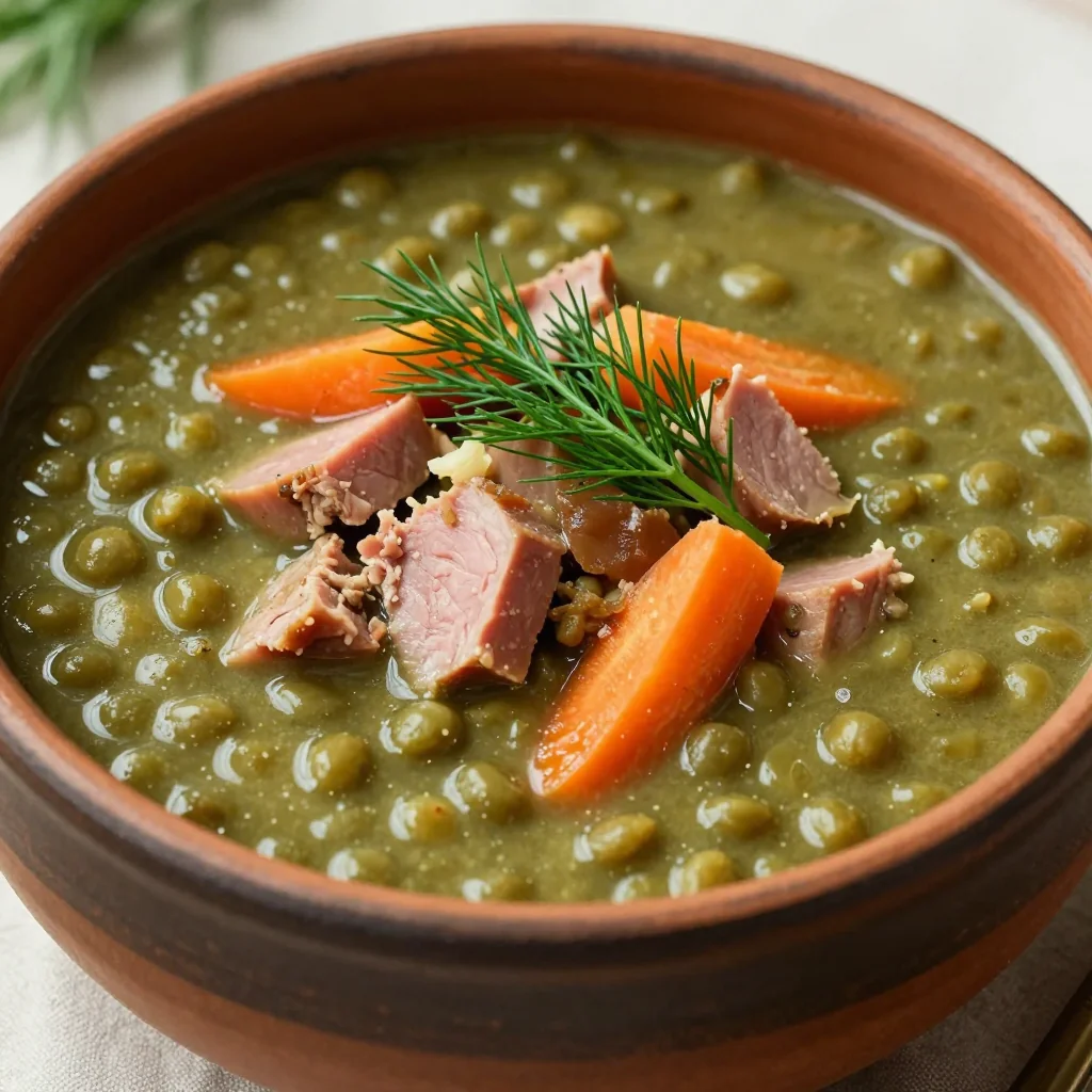 Budget Friendly Split Pea and Ham Soup in the Instant Pot