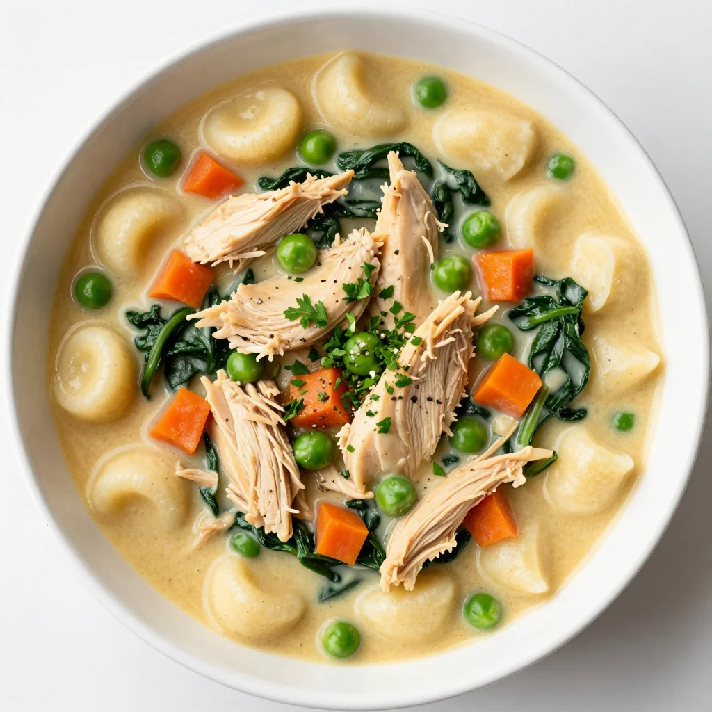 One Pot Creamy Chicken and Gnocchi for Comfort Food