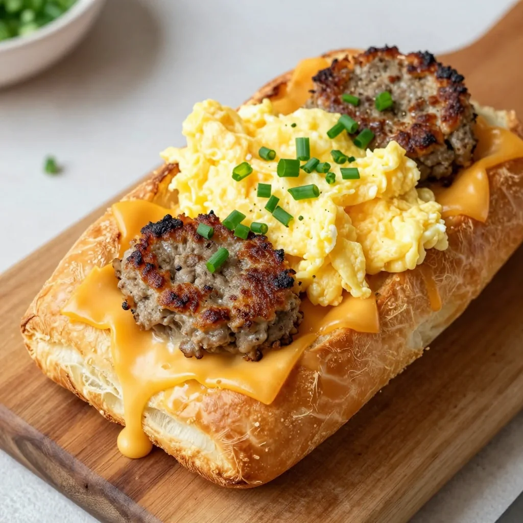 Freezer Friendly Breakfast Sliders with Egg and Sausage