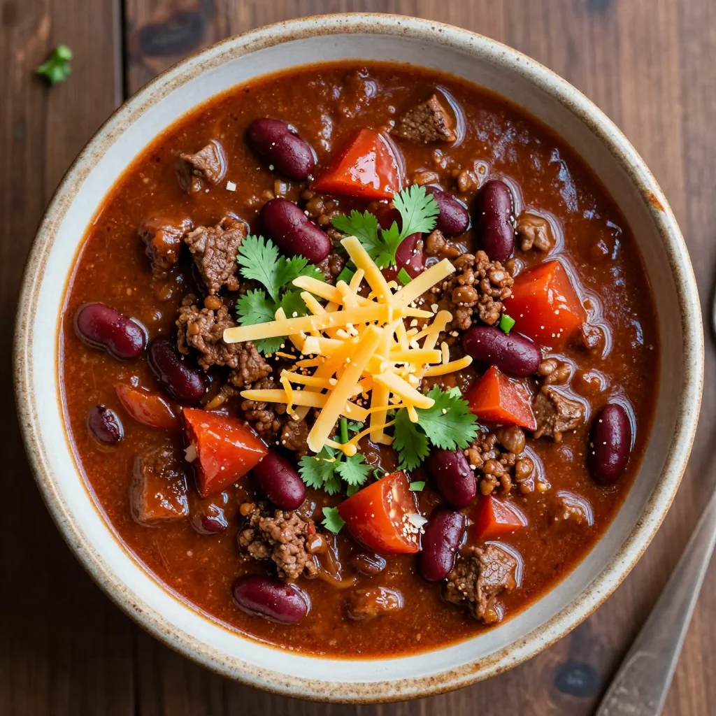 Easy Slow Cooker Beef Chili for Busy Nights