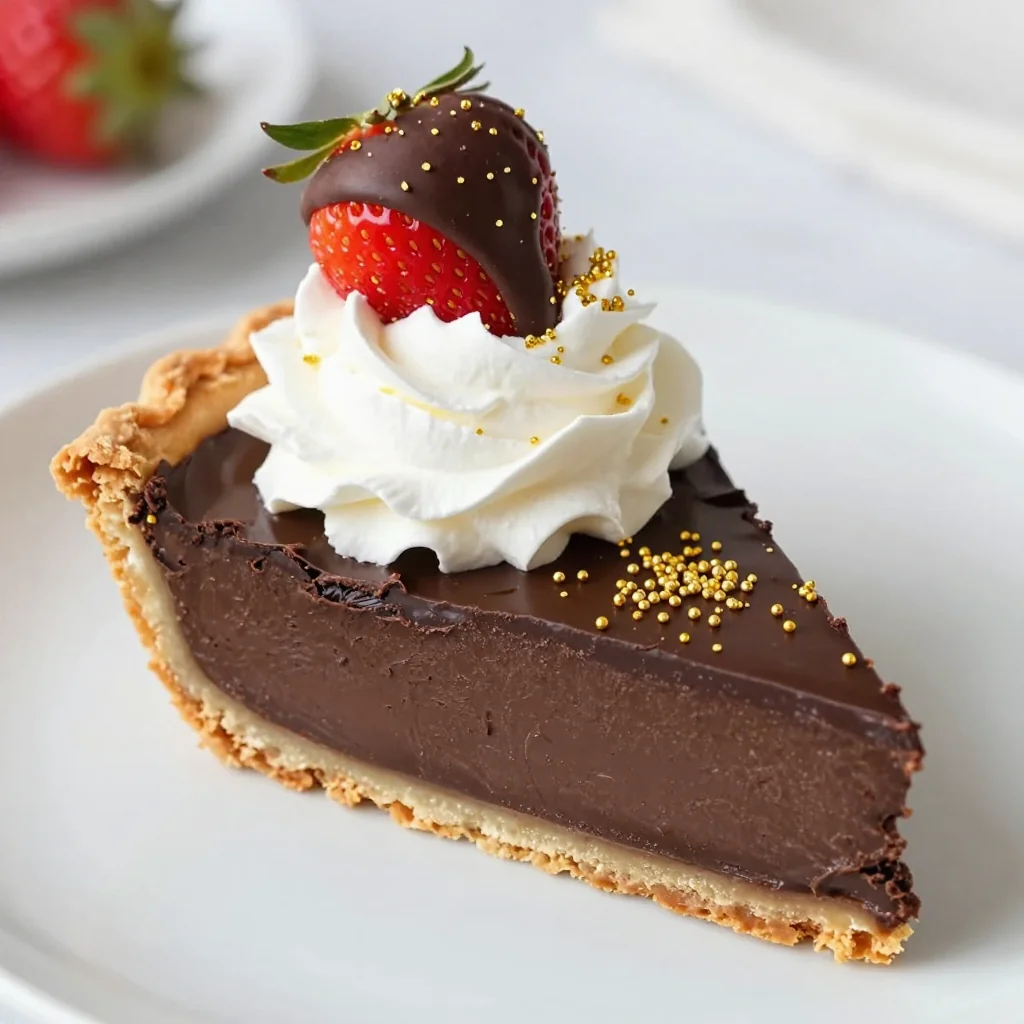 New Year's Day Chocolate Cream Pie for a Sweet Celebration