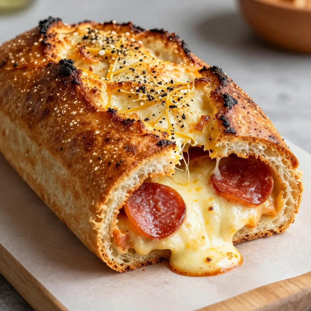 Pull Apart Pepperoni Bread Game Day Centerpiece