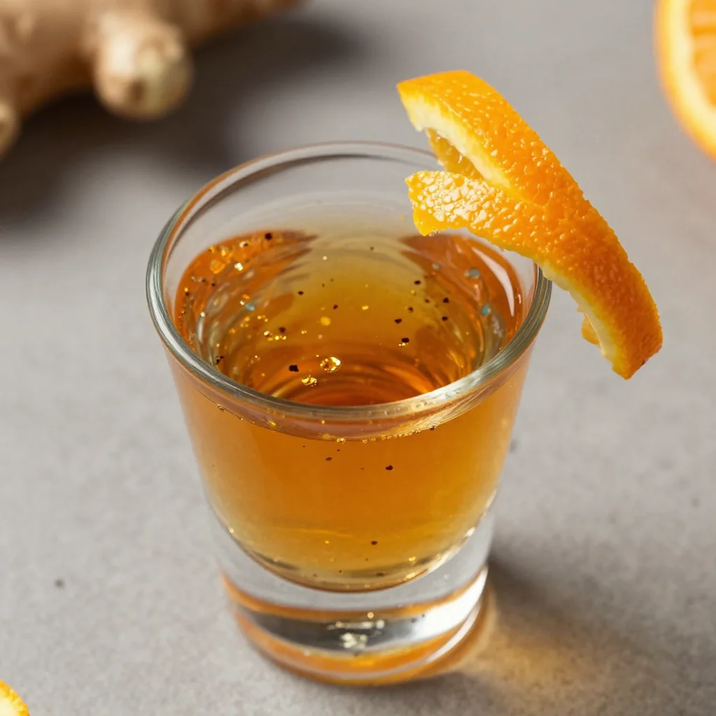 Zesty Ginger Detox Shot for a Morning Kickstart