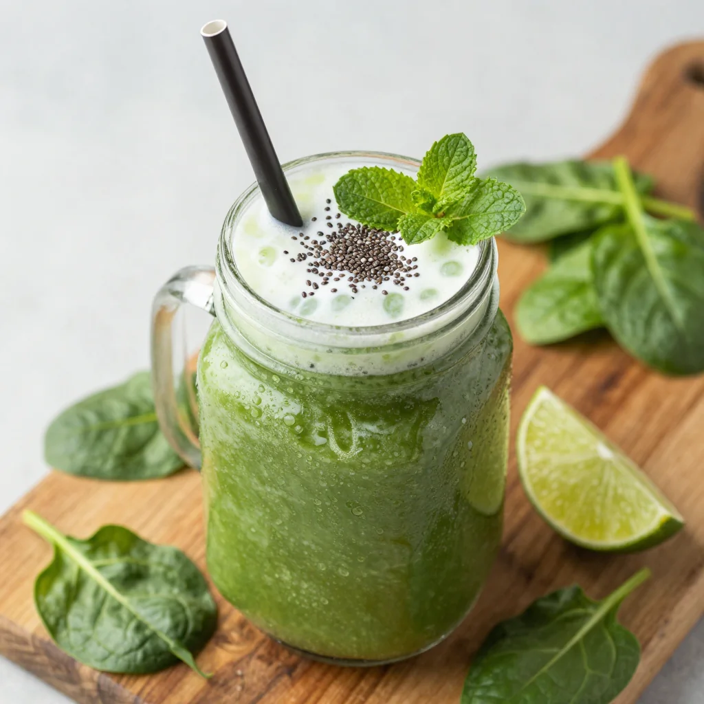 Glow Green Smoothie for a Post Holiday Detox