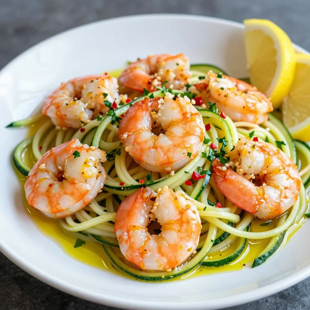 Keto Garlic Shrimp Zoodles for a Quick January Seafood Fix
