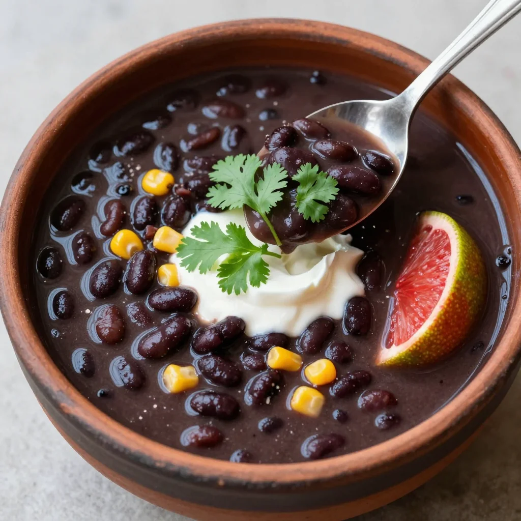 Spicy Black Bean Soup For Clean Eating Weeknights